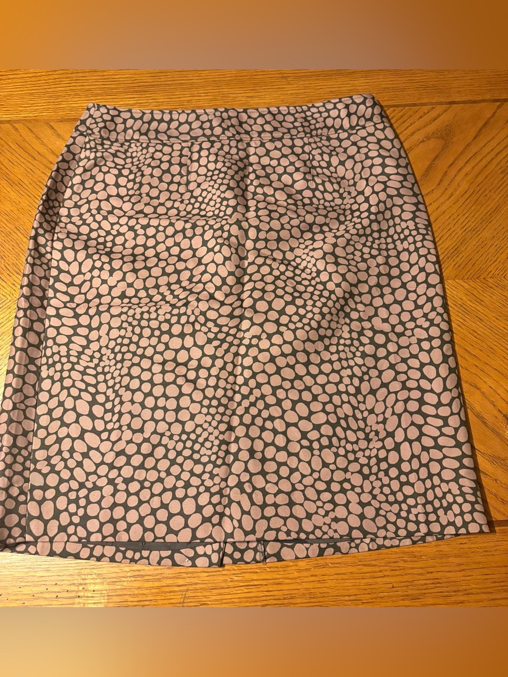 LOFT Pebble-Print Pencil Skirt size 8